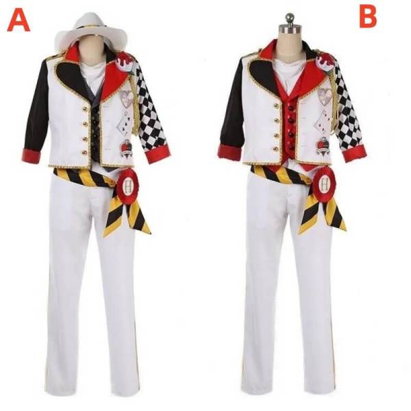Disney Twisted-Wonderland Cater Trey Dorm Uniform Cosplay Costumes Shoes Boots