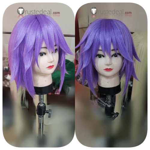 Mizore Purple Styled Cosplay Wig