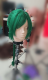 Tsukuyo Tama Green Styled Cosplay Wig