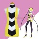 Pokemon Elesa Yellow Black Cosplay Costume 2