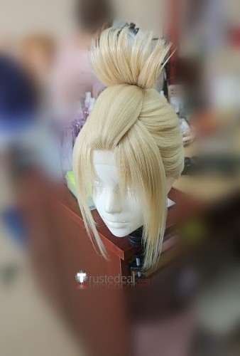 Tsukuyo Tama Green Styled Cosplay Wig