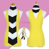 Pokemon Elesa Yellow Black Cosplay Costume 2