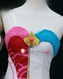 League of Legends Ahri Spirit Blossom Springs Pink White Cosplay Costume