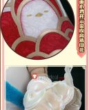 League of Legends Ahri Spirit Blossom Springs Pink White Cosplay Costume
