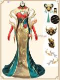 League of Legends LOL Lissandra Petals of Spring Cheongsam Cosplay Costume