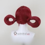 Nurse Joy Pink Red Styled Cosplay Wig