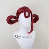 Nurse Joy Pink Red Styled Cosplay Wig