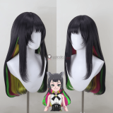Multi Nana-iro Ekusu Kurosu Jaxon Cross Takumi Green Black Blue Styled Cosplay Wig