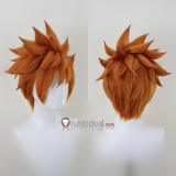 Gary Oak Okido Green Brown Cosplay Wig