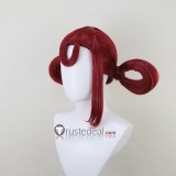 Nurse Joy Pink Red Styled Cosplay Wig