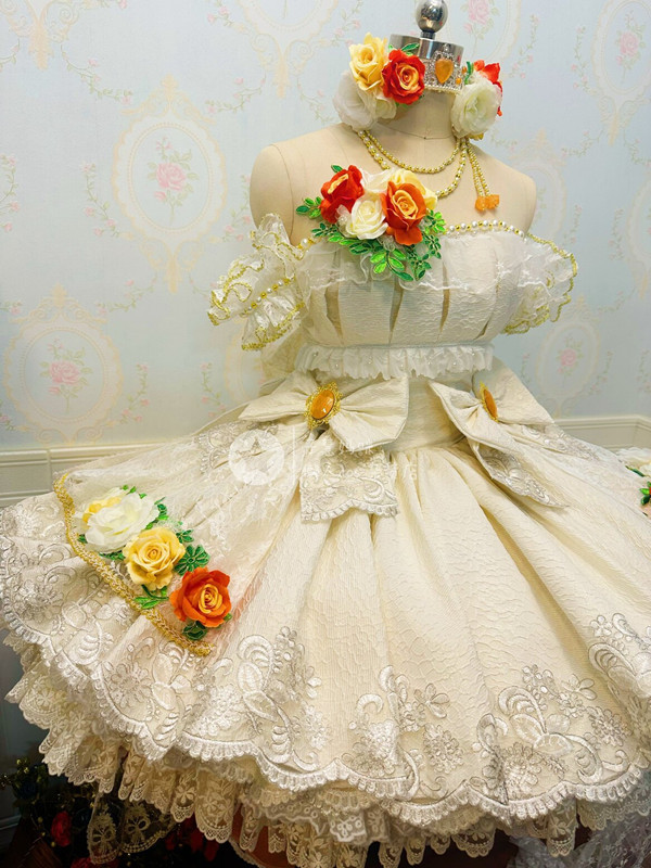 Chika Wedding Lolita Dress Cosplay Costume