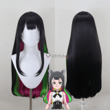 Multi Nana-iro Ekusu Kurosu Jaxon Cross Takumi Green Black Blue Styled Cosplay Wig