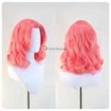 Girls und Panzer Rukuriri RoseHip Pink Brown Braid Styled Cosplay Wig