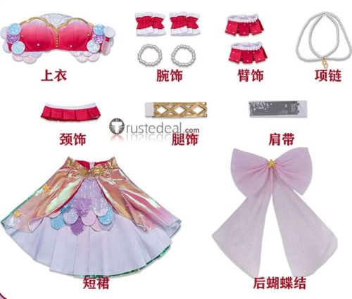 Honoka Kousaka Kotori Minami Umi Sonoda Eli Ayase Nozomi Tojo Maki Koizumi Nico Mermaid Festa Cosplay Costume