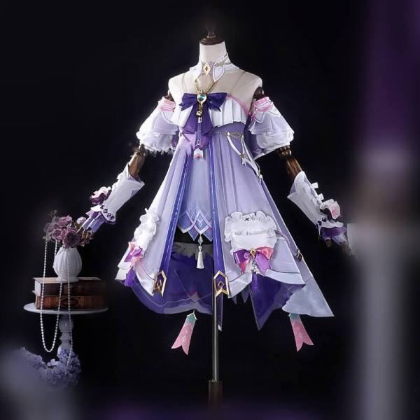 Genshin Impact Citlali Pajamas Purple Cosplay Costume