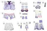 Genshin Impact Citlali Pajamas Purple Cosplay Costume