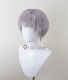 Calyx Blue Silver Gray Styled Cosplay Wig