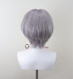 Calyx Blue Silver Gray Styled Cosplay Wig