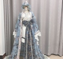 Saigyouji Yuyuko Lolita Dress Cosplay Costume