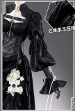 Arknights Theresa Civilight Eterna Black Cosplay Costume