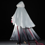 Arknights Amiya White Red Dress Cosplay Costume