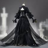 Arknights Theresa Civilight Eterna Black Cosplay Costume