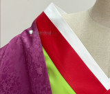 Ran Mao Geisha Purple Green Kimono Cosplay Costume