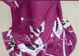 Ran Mao Geisha Purple Green Kimono Cosplay Costume