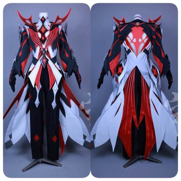 Genshin Impact Arlecchino Boss Phase 2 Cosplay Costume Custom Size