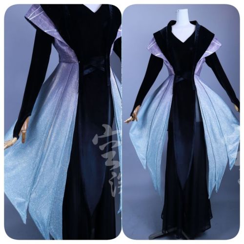 League of Legends Alune Black Cosplay Costume Custom Size