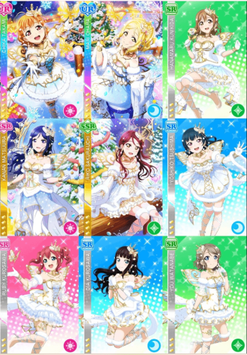 Chika Dia Riko Kanan Ruby Yoshiko You Mari Hanamaru Snowy Winter Cosplay Costume