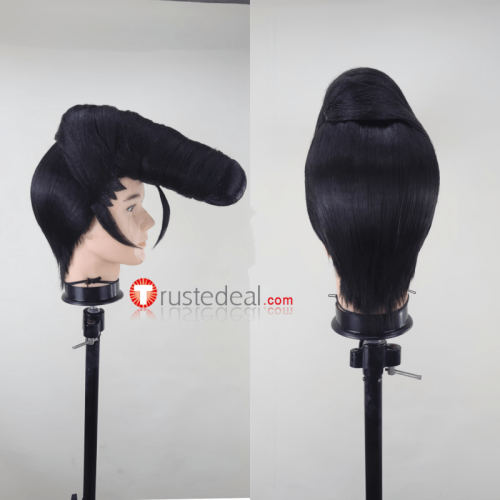 Umemiya Ryunosuke Black Styled Cosplay Wig Pompadour