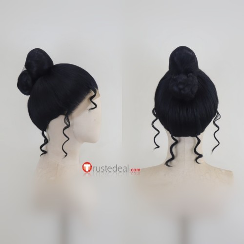 Black Lace Front Styled Cosplay Wig