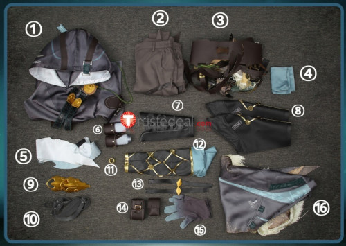 Wuthering Waves Jingran Halloween Cosplay Costume