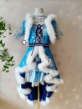 COUNTDOWN WHITE ISLAND You Takami Chika Yoshiko Kanan Kunikida Hanamaru Kurosawa Ruby Ohara Mari Dia Riko Christmas New Year Cosplay Costume