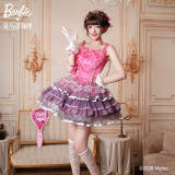 Barbie Princess Academy Collab Pink Lolita Dress Costume Official