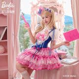 Barbie Princess Academy Collab Pink Lolita Dress Costume Official