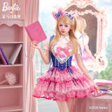 Barbie Princess Academy Collab Pink Lolita Dress Costume Official
