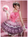 Barbie Princess Academy Collab Pink Lolita Dress Costume Official