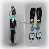 Vocaloid Project DIVA Arcade Kaito Cyber Cat Blue Black Cosplay Costume