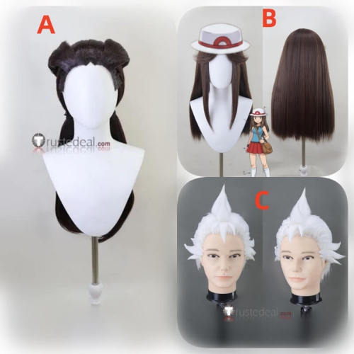 Pryce Roxanne Leaf Brown White Styled Cosplay Wig