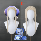 Street Fighter Rose Ingrid Blodne Purple Styled Cosplay Wig