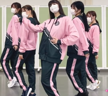 Liella Pink Black Uniform Jersey Pants Cosplay Costume