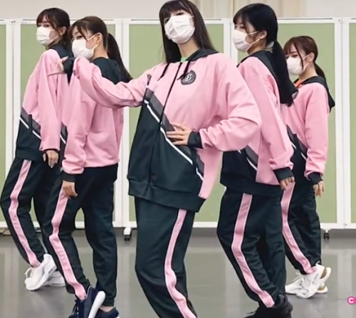 Liella Pink Black Uniform Jersey Pants Cosplay Costume