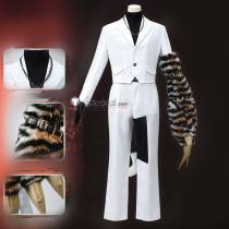 Limbus Company Ring Meursault White Cosplay Costume