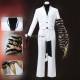 Limbus Company Ring Meursault White Cosplay Costume