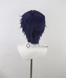 Blue Black Purple Styled Cosplay Wig