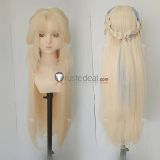 Genshin Impact Eleven Fatui Harbingers Columbina Lohen Neuvillette Nicole Reeyn Blonde Styled Cosplay Wig