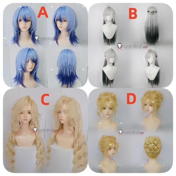 Path to Nowhere Hecate Eleven Milly Vautour Bleu Blonde Silver Blue Prestyled Cosplay Wig