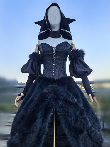 Dungeon Lord Marcille Black Cosplay Costume